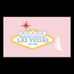 Bridal Shower In Fabulous Las Vegas Sticker stickers
