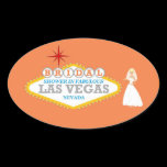 Bridal Shower In Fabulous Las Vegas Sticker stickers