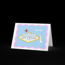 Bridal Shower In Fabulous Las Vegas with BRIDE Car cards