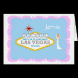 Bridal Shower In Fabulous Las Vegas with BRIDE Car cards