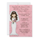  - Bridal Shower invitations for you to customize: Sizes  Available colors: white