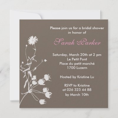 Bridal Shower Invites on Bridal Shower Invitation From Zazzle Com