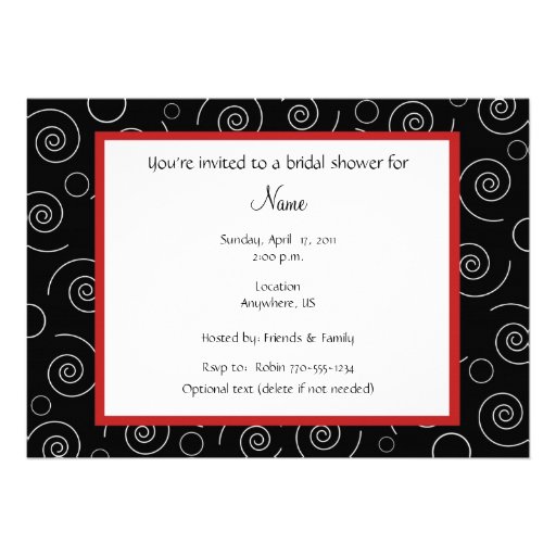 Bridal Shower Invitation