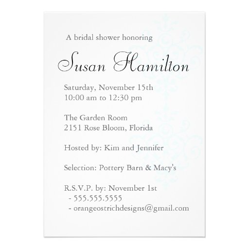 Bridal Shower Invitation