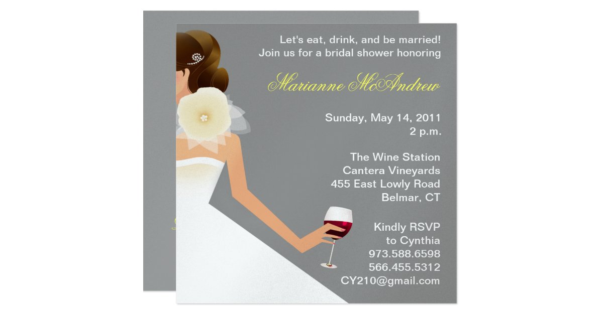 Bridal Shower Invitation Zazzle