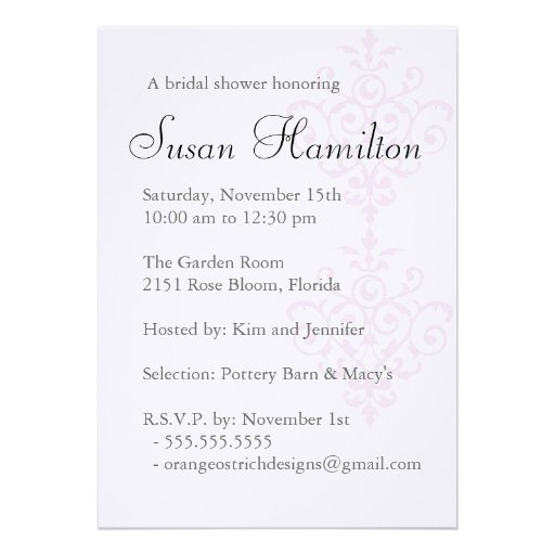 Bridal Shower Invitation