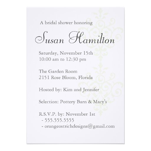 Bridal Shower Invitation
