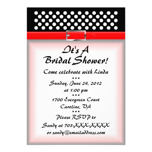 Bridal Shower Invitation