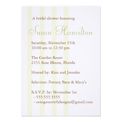 Bridal Shower Invitation