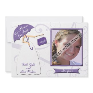 Bridal Shower Invitation and Photo Card invitation