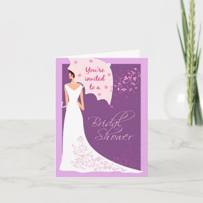 Card Invitations on Bridal Shower Invitation Greeting Card By Squirrelhugger