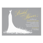Bridal Shower Invitation | Elegant Wedding Gown