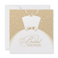 Bridal Shower Invitation Flat Card invitation