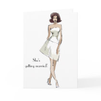 Bridal Shower Invitation-Funky Bride cards