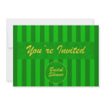 Bridal Shower Invitation in Green