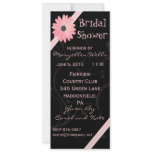 Bridal Shower Invitation in Pink and Black invitations