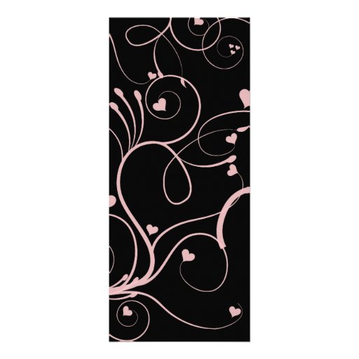 Bridal Shower Invitation in Pink and Black