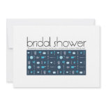 Bridal Shower Invitation  |  Peacock Blue