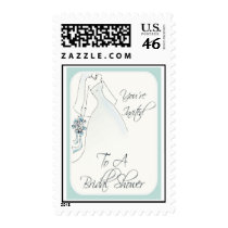 Bridal Shower Invitation Postage postage by Be_My_Valentine Bridal Shower Invitation Postage postage