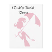 Bridal Shower Invitation postcards