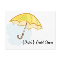 Bridal Shower Invitation postcards