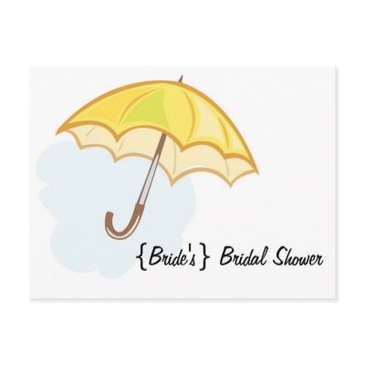 Bridal Shower Invitation postcards