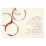 Bridal Shower Invitation | Red Wine Theme