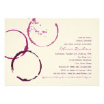 Bridal Shower Invitation | Red Wine Theme