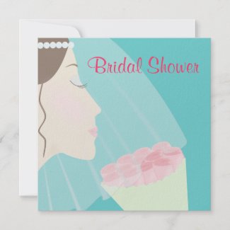 Bridal Shower Invitation - RoseBride invitation