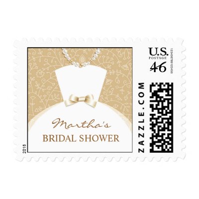 Bridal Shower Invitation Small Postage