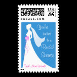 Bridal Shower Invitation Stamp