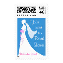Bridal Shower Invitation Stamp
