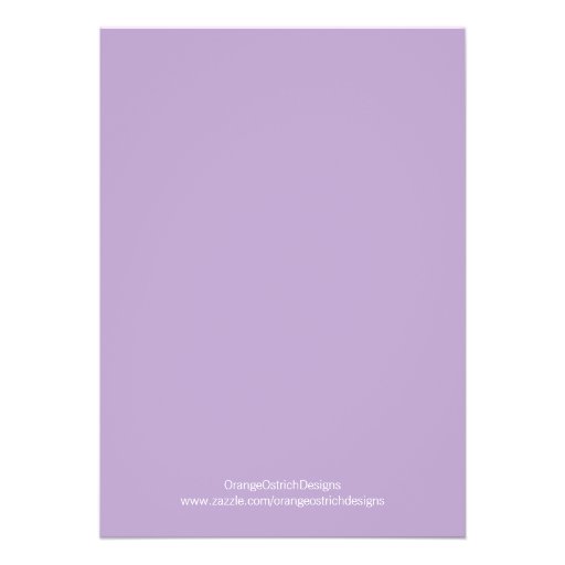 Bridal Shower Invitation - Tea  |  Purple and Gray