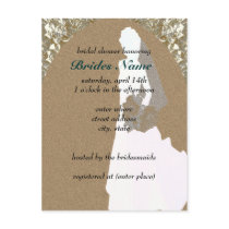 Bridal Shower Invitation Template postcards by TastefulDesigns Bridal Shower Invitation Template postcards