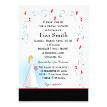 Bridal Shower Invitation - Vegas Theme