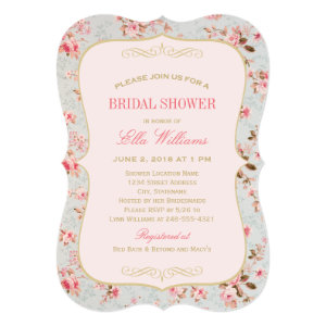 Bridal Shower Invitation | Vintage Garden Party 5