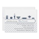 Bridal Shower Invitations  |  Peacock Blue