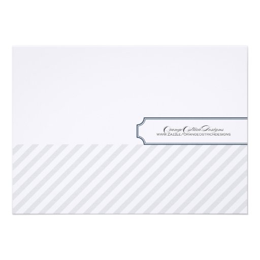 Bridal Shower Invitations  |  Peacock Blue