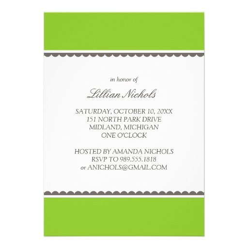 Bridal Shower Invitations {Red-Headed Bride}