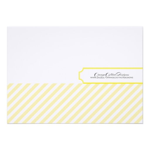 Bridal Shower Invitations  |  Yellow