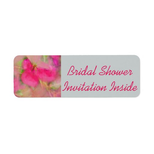 u0026quot;Bridal Shower Inviteu0026quot; Envelope u0026quot;Labelu0026quot; Return Address ...