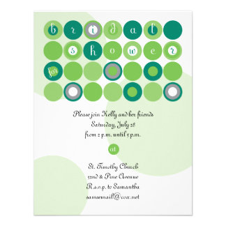 Bridal Shower Postcards Invitations