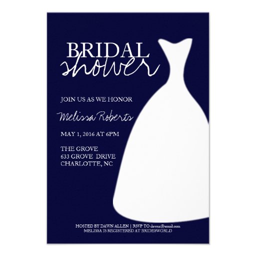Bridal Shower Invite | Silhouette