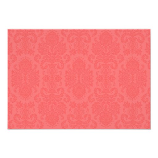 Bridal shower ivory dress damask invitation cards