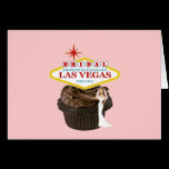 Bridal Shower Las Vegas Cupcake Card cards