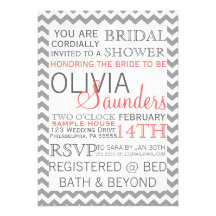 Bridal Shower Modern Invitation