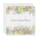 Bridal Shower Natural White Custom Invitation invitation