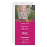 Bridal Shower Paisley Photo Greeting Card