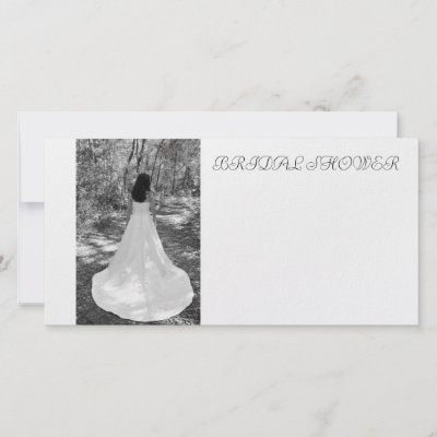 BRIDAL SHOWER CUSTOMIZED PHOTO CARD