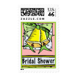 Bridal Shower Postage Stamp